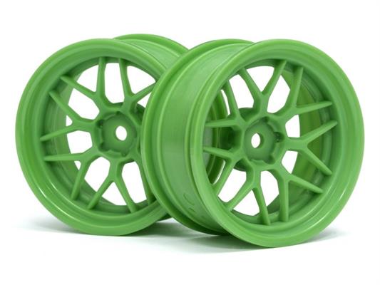 HPI - HP116531 - Tech 7 Wheel Green 52X26X+6Mm Offset (2Pcs)