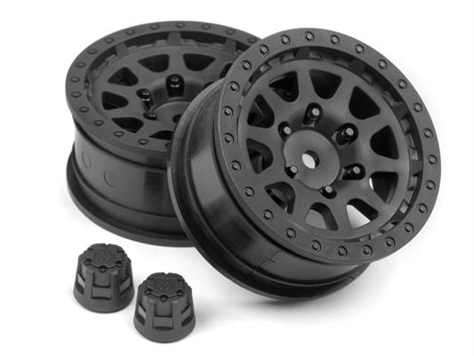 Cr-10 Wheel 1.9 (Black/2Pcs)