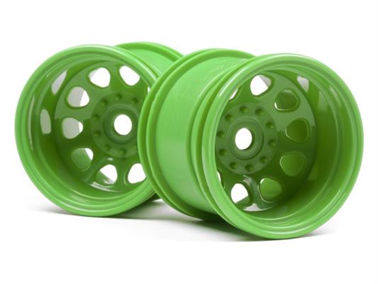 HPI - HP120039 - Classic King Wheel Green (2.2In/2Pcs)