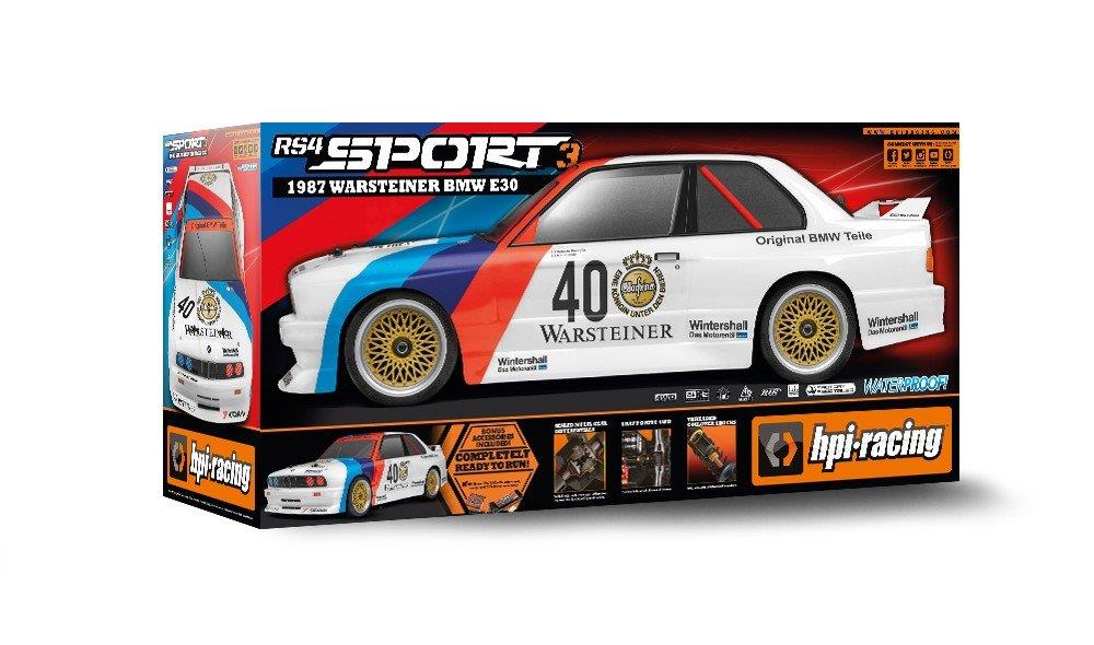 HPI - HP120103 - RS4 SPORT 3 1987 WARSTEINER BMW E30