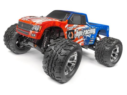 HPI - HP120121 - JUMPSHOT MT V2.0 PRINTED BODY - Red/Blue