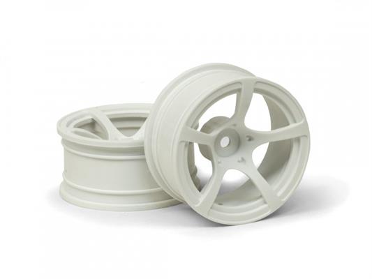 HPI - HP120205 - R5 WHEEL WHITE (9MM/2PCS)