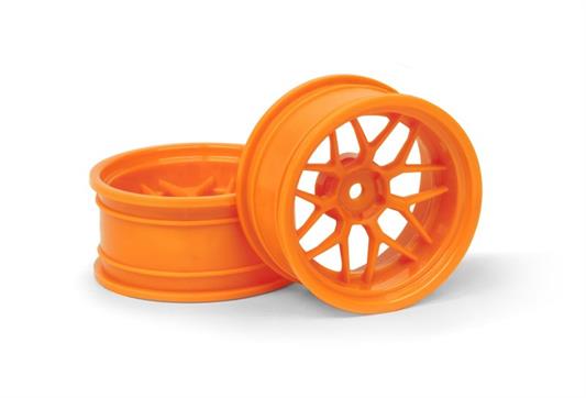 HPI - HP120251 - TECH 7 WHEEL ORANGE (9MM/2PCS)