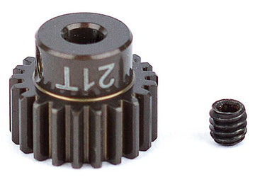 21T Alu. motortandhjul i 48 Pitch - 3mm aksel