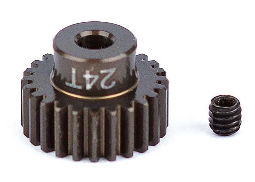 24T Alu motortandhjul i 48 Pitch - 3mm aksel