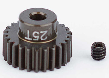25T Alu. Motortandhjul i 48 Pitch - 3mm aksel