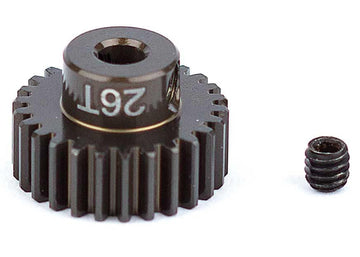 26T Alu Motortandhjul i 48 Pitch - 3mm aksel