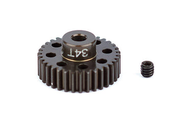 34T Alu. Motortandhjul i 48 Pitch - 3mm aksel