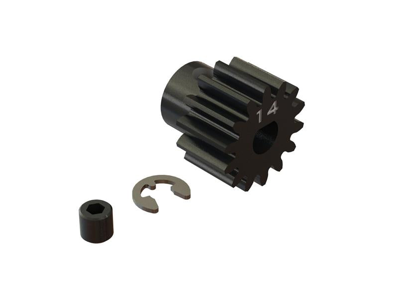 14T Motortandhjul i Modul1 - 5mm aksel - SAFE-D5