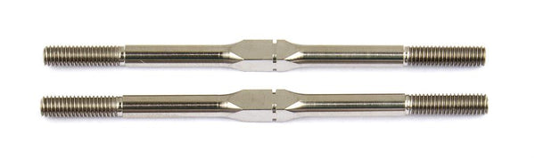 Team Associated - AE1407 - FT Titanium Turnbuckles, M3x58 mm/2.30 in, silver