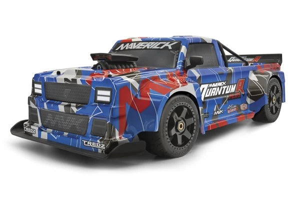 Maverick - MV150312 - QuantumR Flux 4S 1/8 4WD Race Truck - Blue/Red