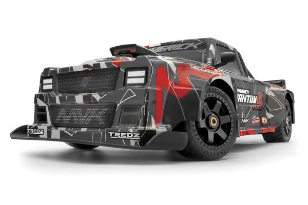 Maverick - MV150313 - QuantumR Flux 4S 1/8 4WD Race Truck - Grey/Red