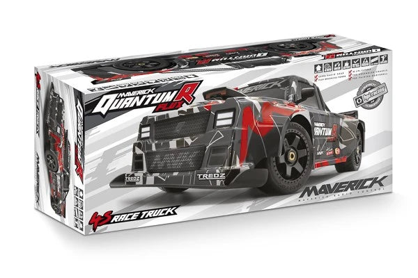 Maverick - MV150313 - QuantumR Flux 4S 1/8 4WD Race Truck - Grey/Red