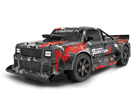 Maverick - MV150319 - QuantumR Race Truck Body (Black/Red)