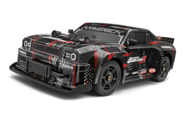 Maverick - MV150350 - QuantumR Flux 4S 1/8 4WD Muscle Car - Black/Red