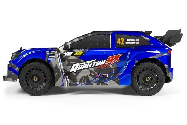 Maverick - MV150360 - QuantumRX Flux 4S 1/8 4WD Rally Car - Blue