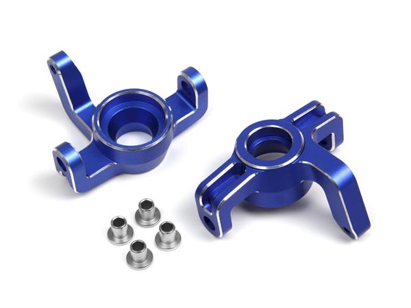 Maverick - MV150486 - Aluminium Steering Spindle Set (Blue/Left/Right)