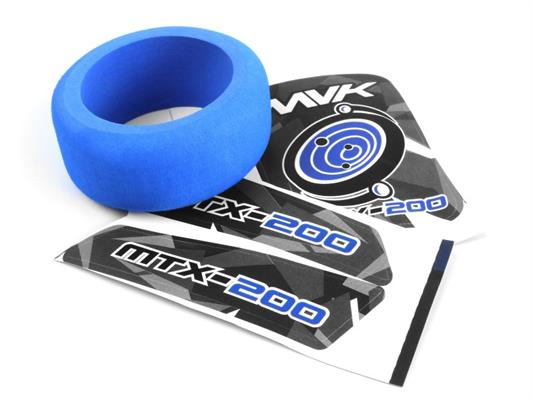 Maverick - MV150551 - Transmitter Wheel Foam & Decals (Blue)
