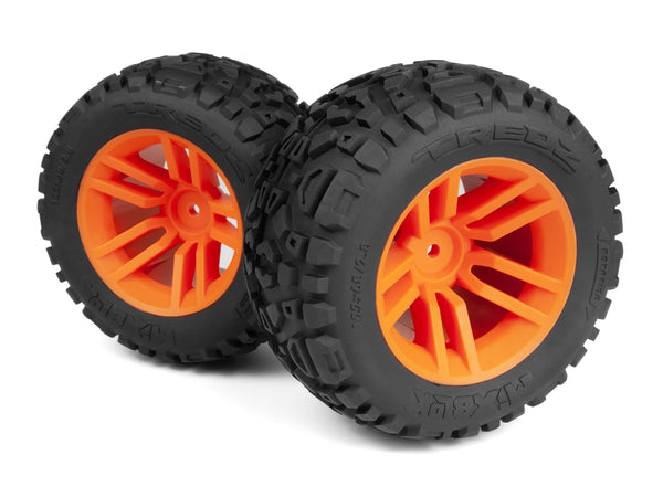 Maverick - MV150684 - Mounted MixBlok Tire on XT Wheel (Orange/2pcs)