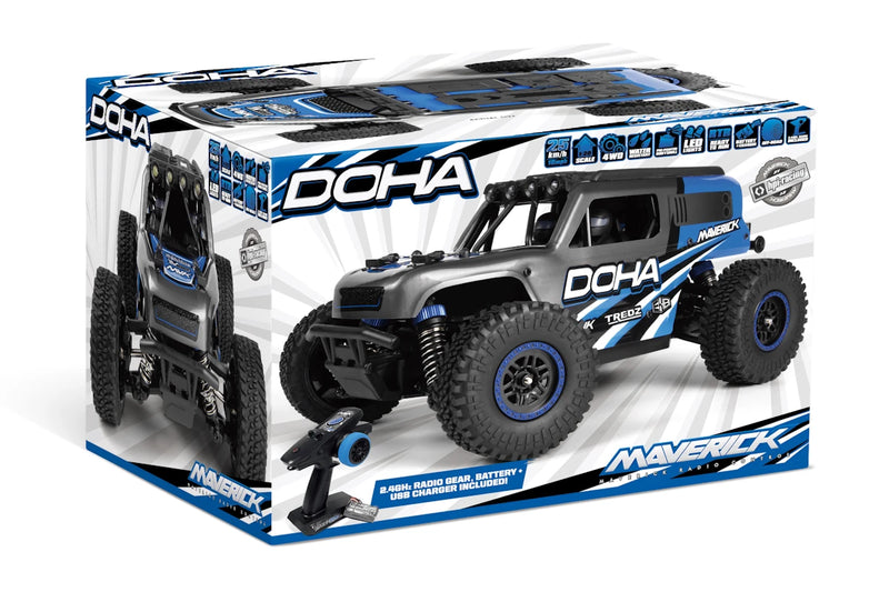 Maverick - 150700 - Doha 1/20 4WD Electric Truck - Blue