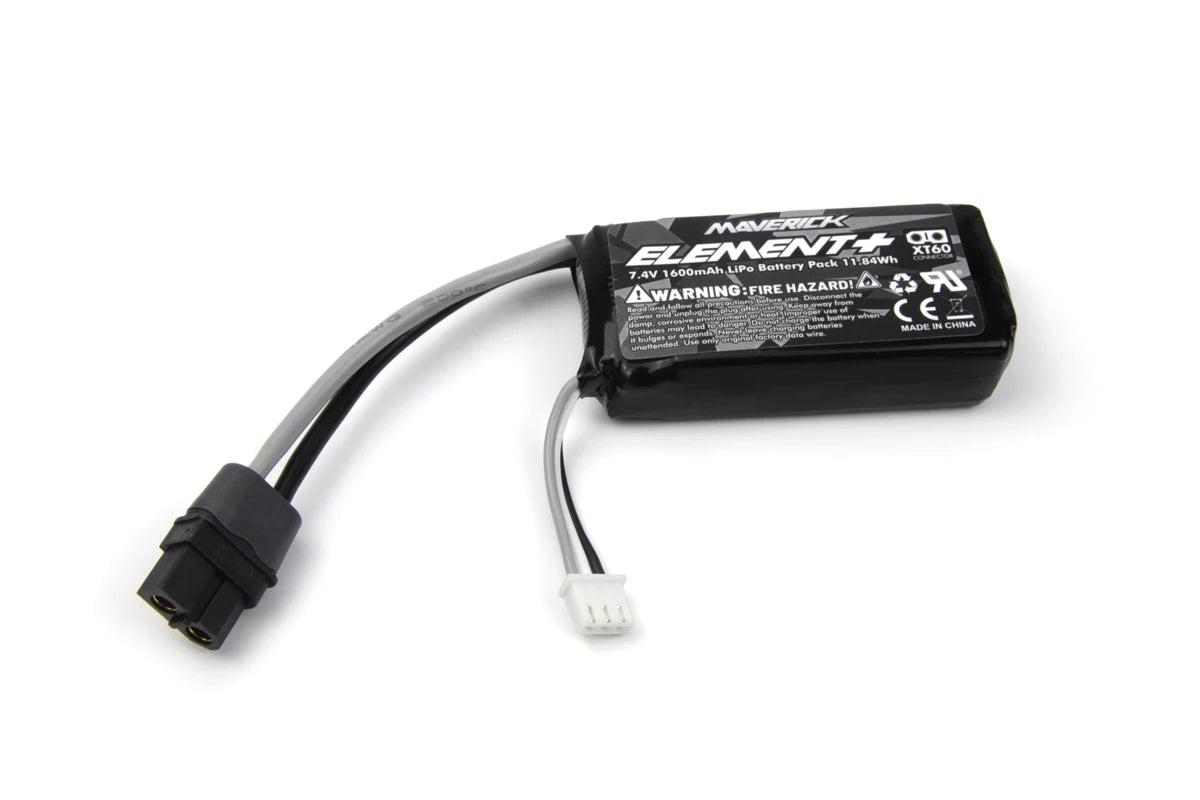 Element 7.4V 1600mAh LiPo Battery Pack (XT-60)
