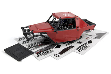 Scout-24 1/24th Rock Crawler - Printed Body - Red