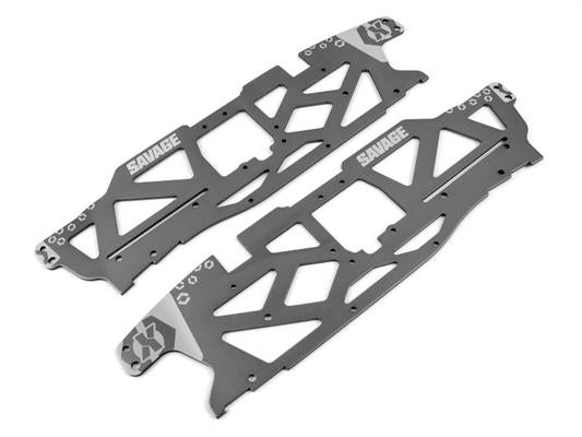 HPI - HP160110 - TVP Chassis Set (Savage X Flux V2/Gunmetal)