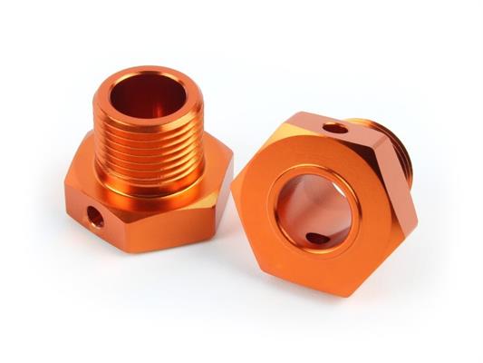 HPI - HP160138 - 17mm Hex Hub Adaptor (Orange/2pcs)