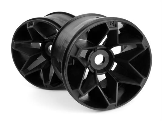 HPI - HP160147 - Havok Wheel Black (3.8inx71mm/2pcs)