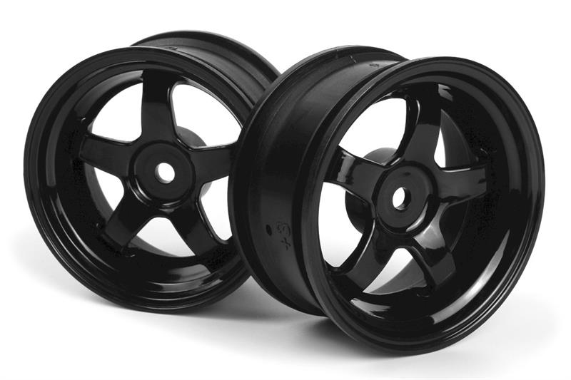 HPI - HP160524 - Work Meister S1 Wheel Black 26mm (3mm OS/2pcs)