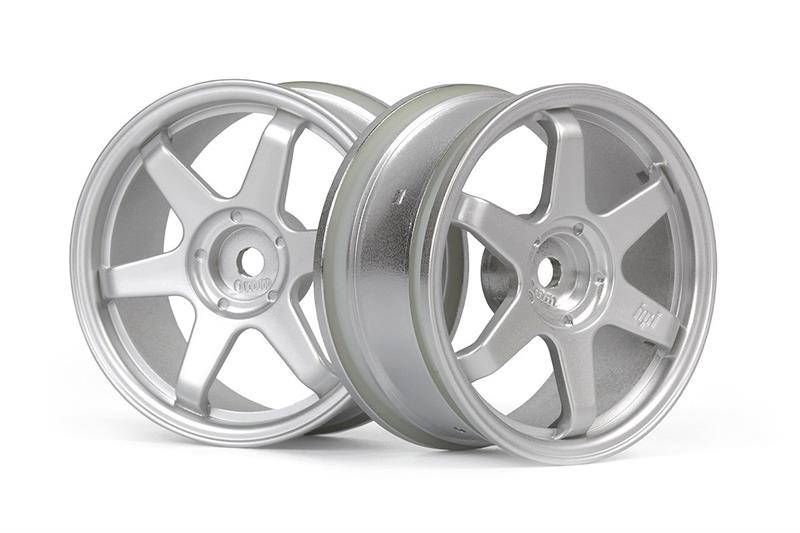 HPI - HP160751 - TE37 Wheel 26mm Matte Chrome (0mm Offset)