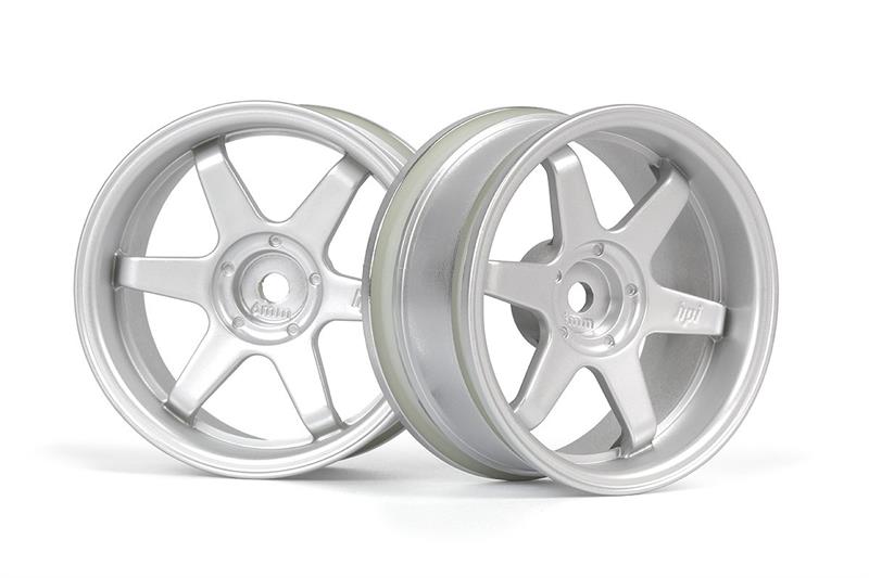 HPI - HP160753 - TE37 Wheel 26mm Matte Chrome (6mm Offset)