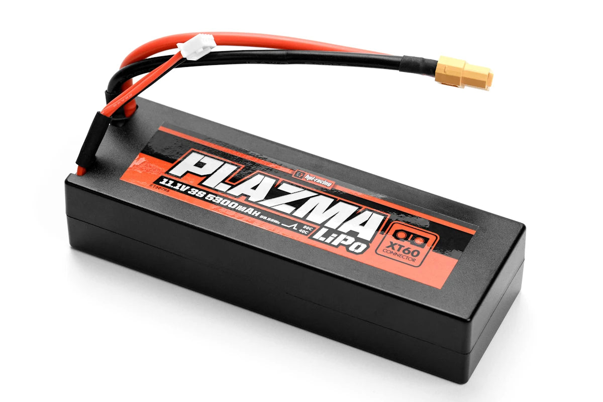 HPI - HP160795 - 11.1V Plazma 5300mAh 40C LiPo Pack 58.83Wh - XT60