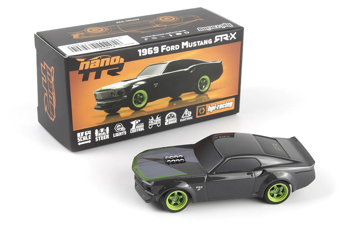 HPI - HP160981 - Nano-TTR 1969 Ford Mustang RTR-X - Car Only