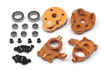 Aluminum Portal Steering Spindle Set (Orange)