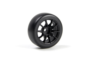 TSMK5-10 Drift Wheel/Tire Set 22x11mm (Black/4pcs)