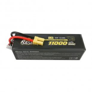 GensAce - B-100C-11000-4S2P-Bashing-EC5 - 14.8V 11000 mAh 100C Lipo Batteri med EC5 stik