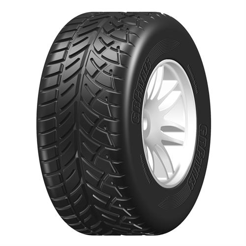 GRP - GWH33-XR1 - 1:5 F1 - W33 RAIN Front - XR1 UltraSoft Rain - Mounted on White Wheel - 1 Pair