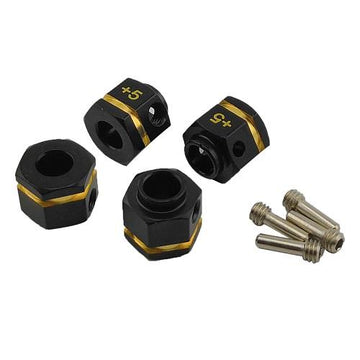 12mm Hex i Messing til TRX-4, +5mm - 4 stk