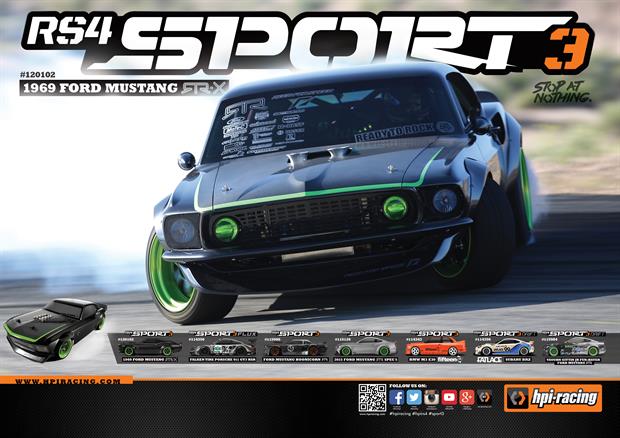 HPI - HP120102 - Sport 3 1969 Ford Mustang VGJR RTR-X