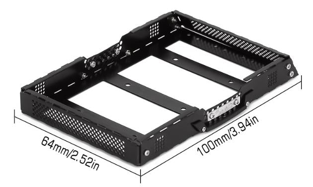 Hobby Details - DTSCX24-77B - Tagbagagebære til 1/24 Crawler biler