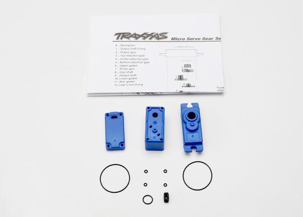Traxxas - TRX2081 - Servo case/ gaskets (for 2080 micro waterproof servo)