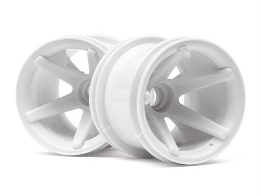 HPI - HP2100 - Super Star Mt Wheels Front (White/2.2In/2Pcs)