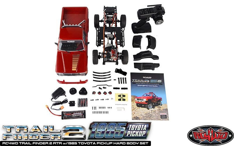Trail Finder 2 RTR w/1985 Toyota Pickup Hard Body Set