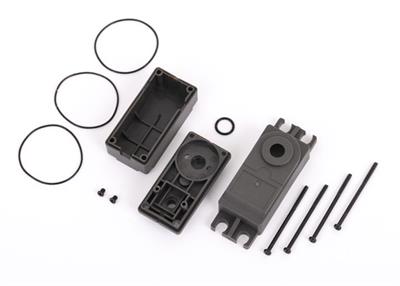 Traxxas - TRX2276 - Servo case, plastic (top, middle, bottom)/ gaskets/ hardware (for 2275 servo)