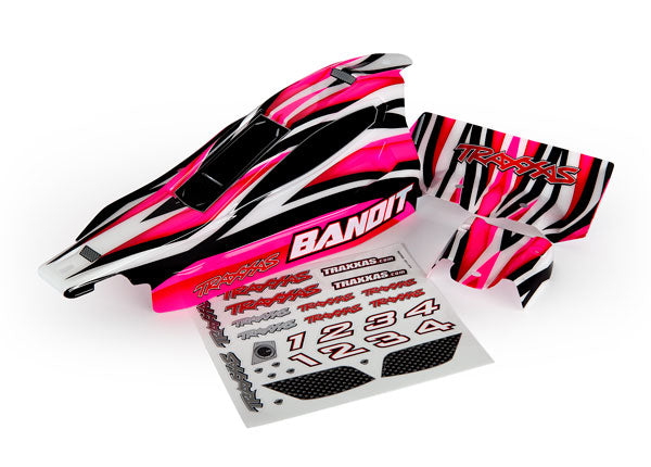 Traxxas - TRX2433 - Body, Bandit, pink (painted, decals applied)