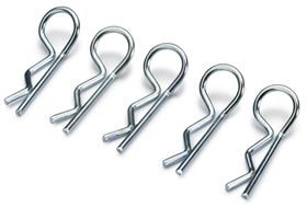 Absima - 2440012 - Karosseri Clips small/silver - 10 stk