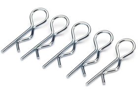 Absima - 2440014 - Karosseri Clips large/silver - 10 stk