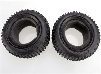 Traxxas - TRX2470 - Tires, Alias® 2.2" (rear) (2)/ foam inserts (Bandit) (soft compound)