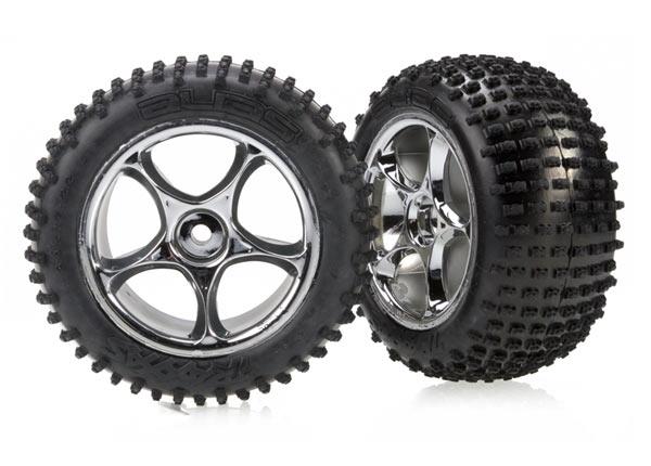 Alias bagdæk limet på 2.2" Tracer Krom fælge med 12mm hex - 2 stk